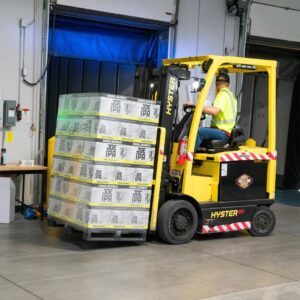 Addetti all'uso di carrello elevatore