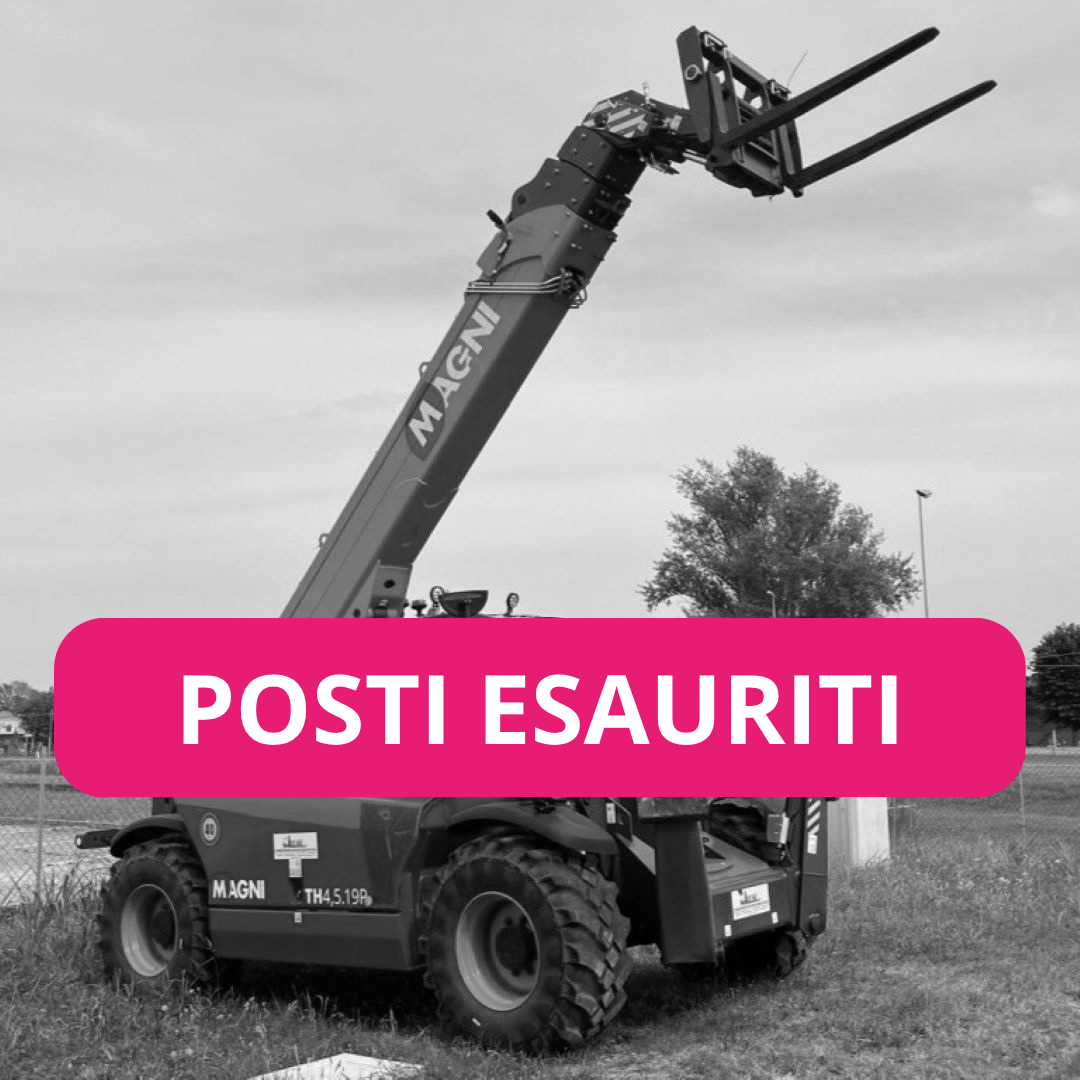 Formazione pratica addetti all'uso di carrello telescopico frontale