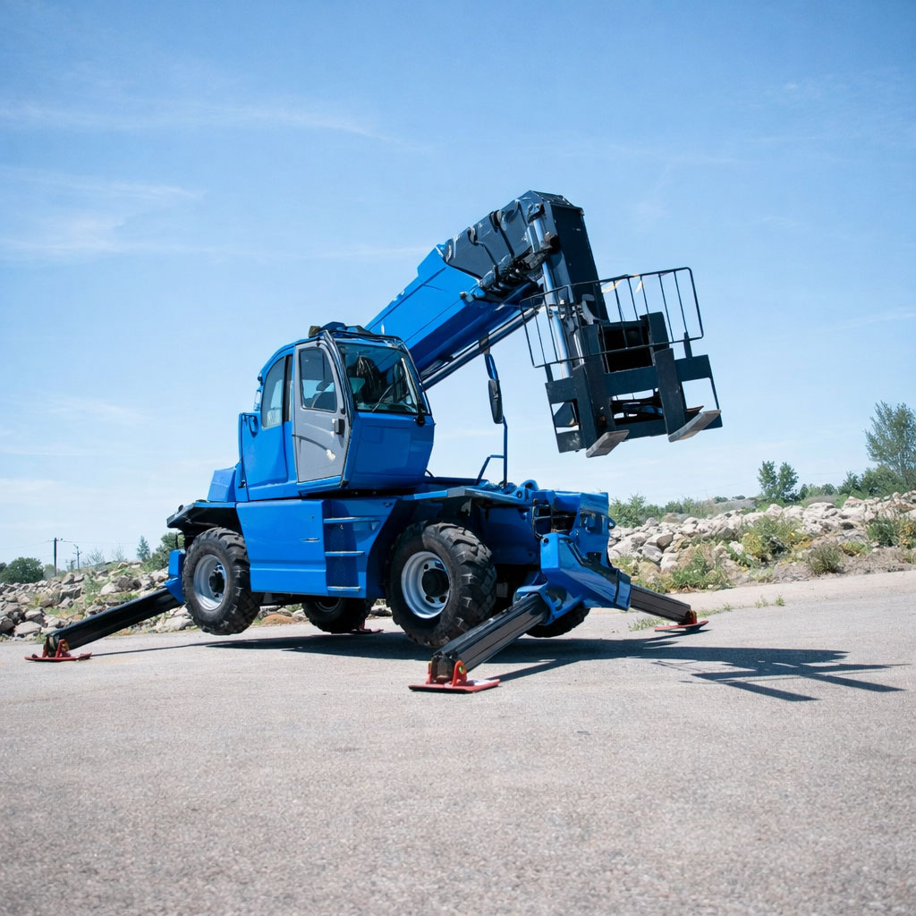 Addetti all'uso di carrello telescopico frontale e rotativo